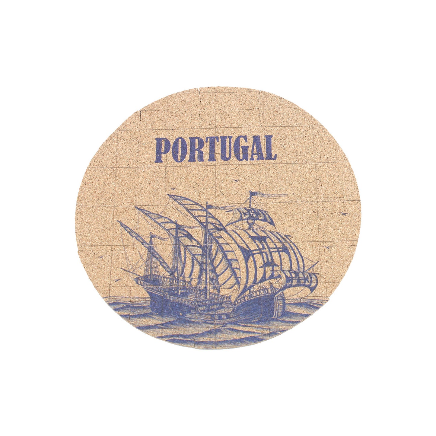 Puzzles de 25 Peças Padrão Português Caravela