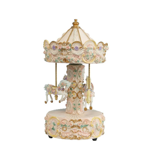 Caixa de Música Carrossel Cavalos Musicboxworld