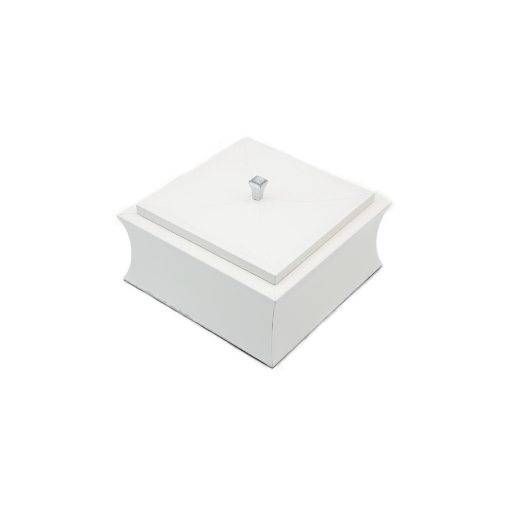 curved white box