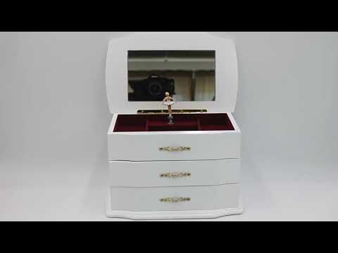 Caixa de Música Baú Cómoda Grande Musicboxworld