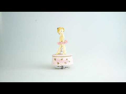 Caixa de Música Bailarina com Cão Musicboxworld