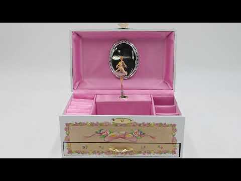 Caixa de Música Baú Bailarina Musicboxworld