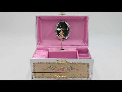 Caixa de Música Baú Bailarina Musicboxworld