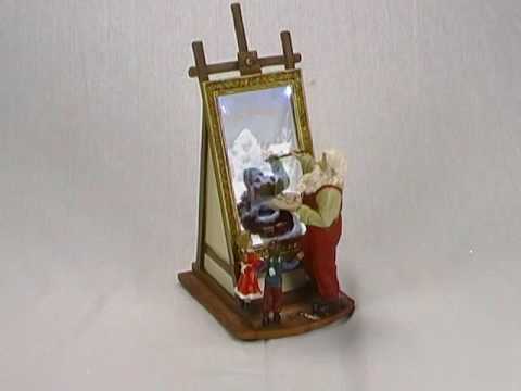 Santa Claus Painting Music Box