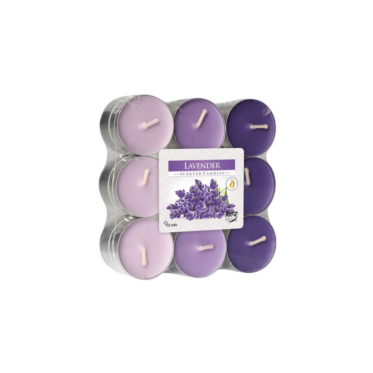 Velas T-light 18 Lavanda