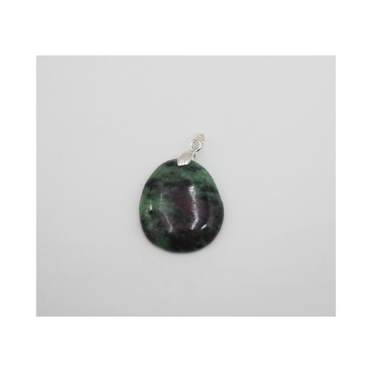 Zoisite Ruby Pendant (let's be real)